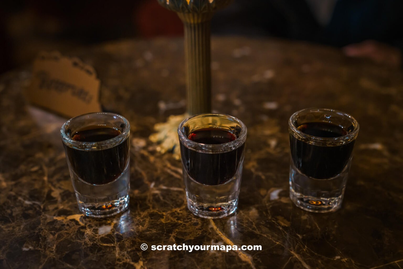 black balsam liqueur - the national drink of Latvia