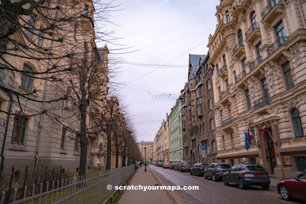 visiting Riga in Latvia