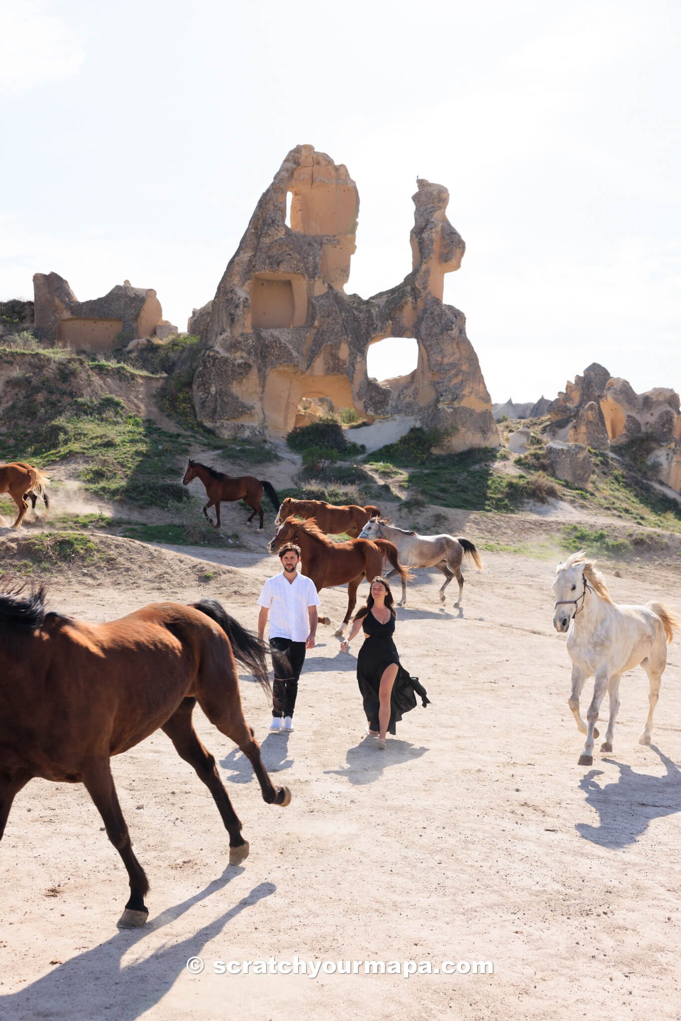running horse photoshoot - the best things to do in Cappadocia