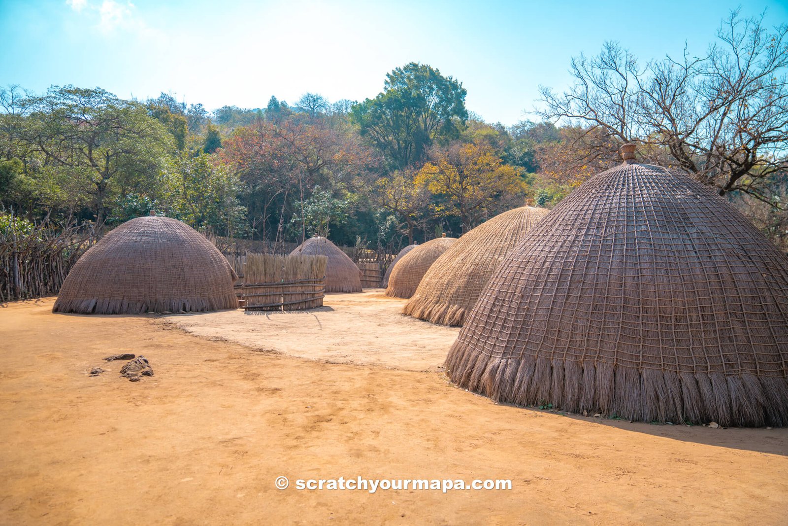 staying at the Beehive huts in Eswatini