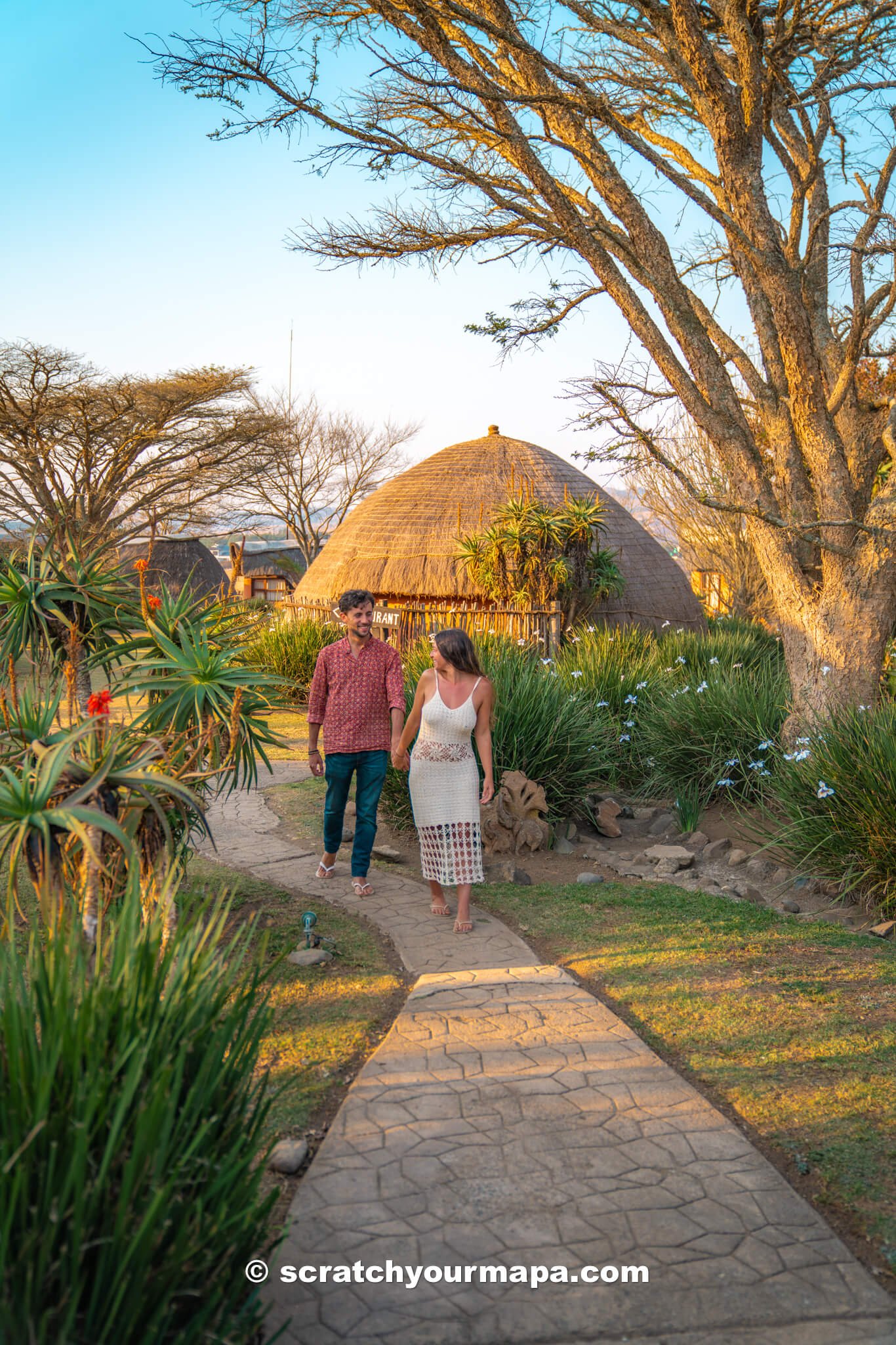 staying at the Beehive huts in Eswatini