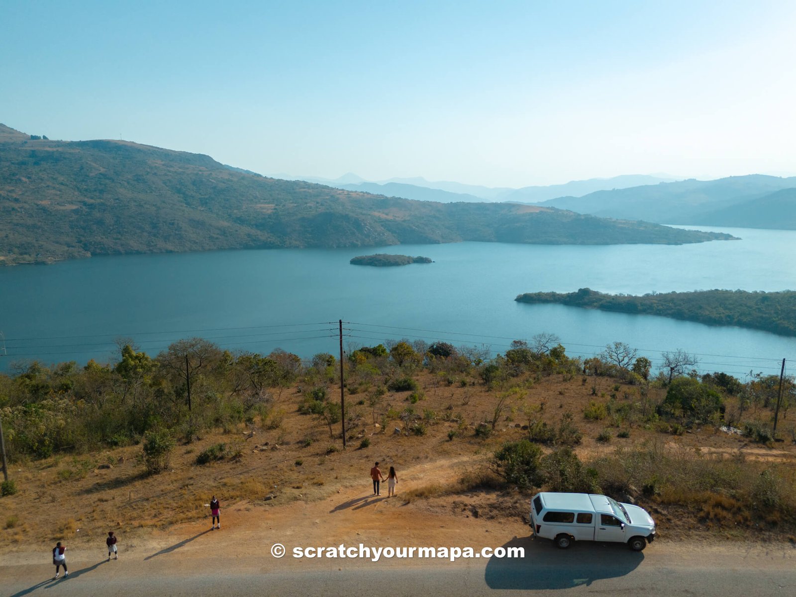 drone shot - Eswatini travel guide