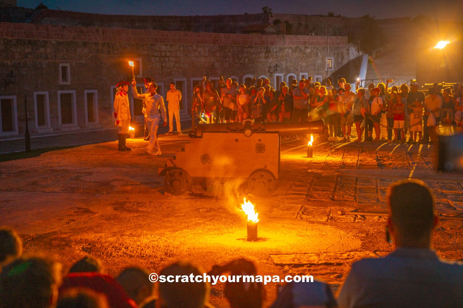cannon show at the fort - things to see and do in Havana