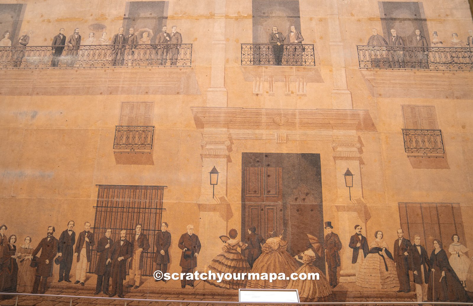colonial Havana mural - things to see in Cuba