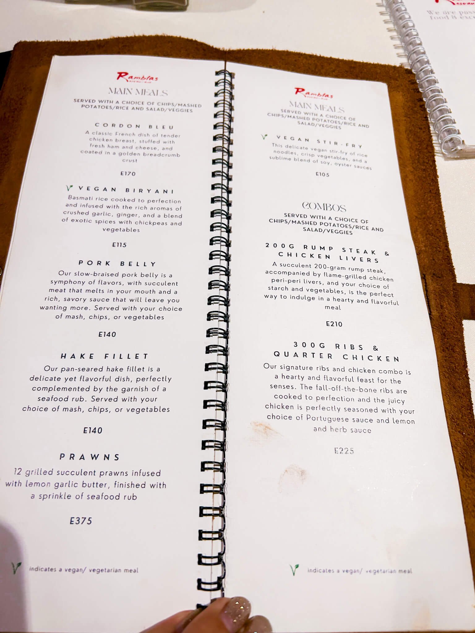 menu in Eswatini - Eswatini food guide
