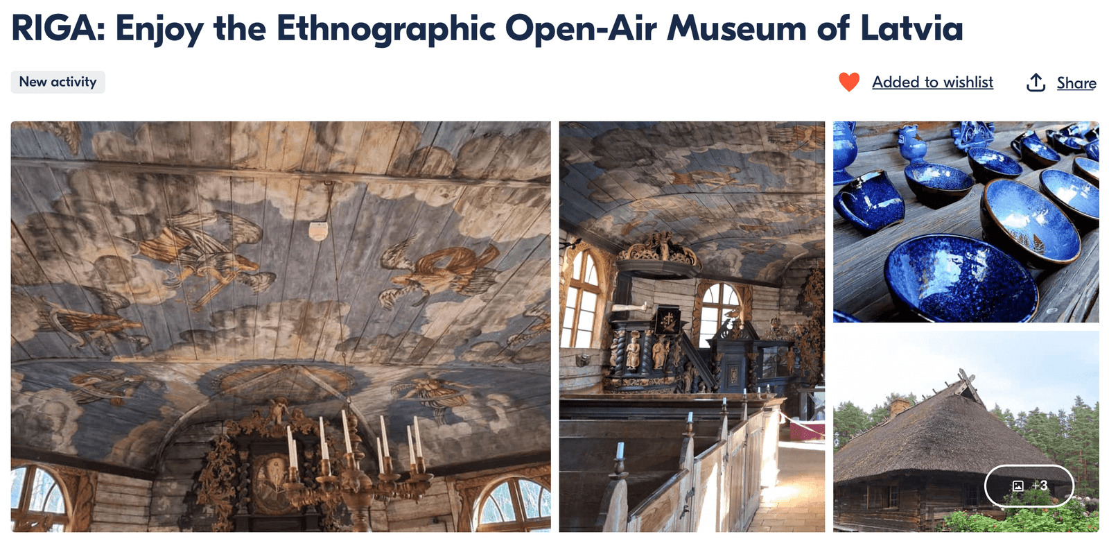 Ethnographic museum - cultural tours in Riga