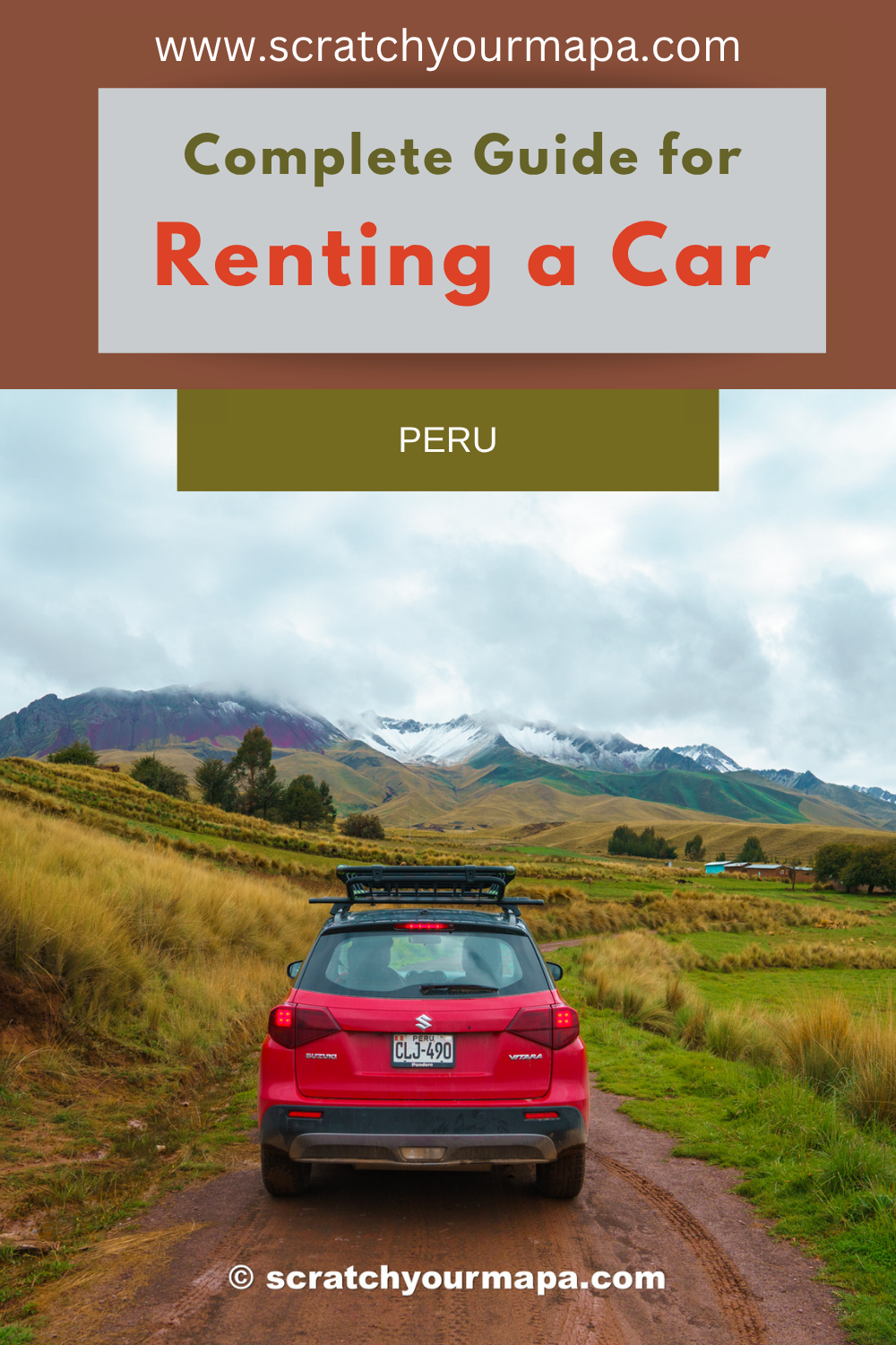 renting a car in Peru travel guide