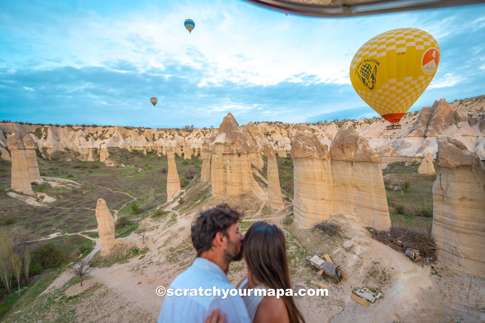 Cappadocia hot air balloon ride over fairy chimneys