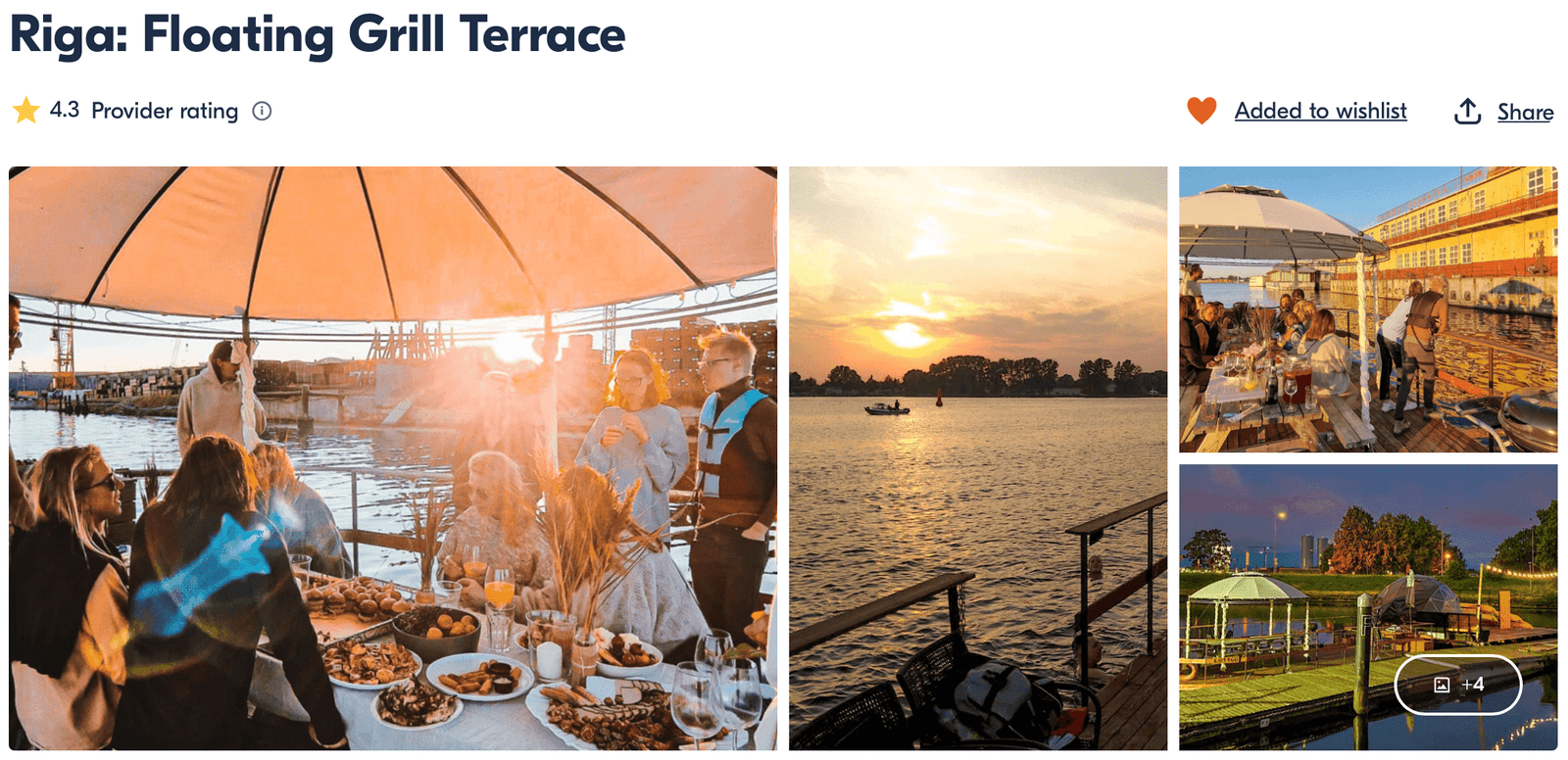 floating grill - things to do in Riga in summer