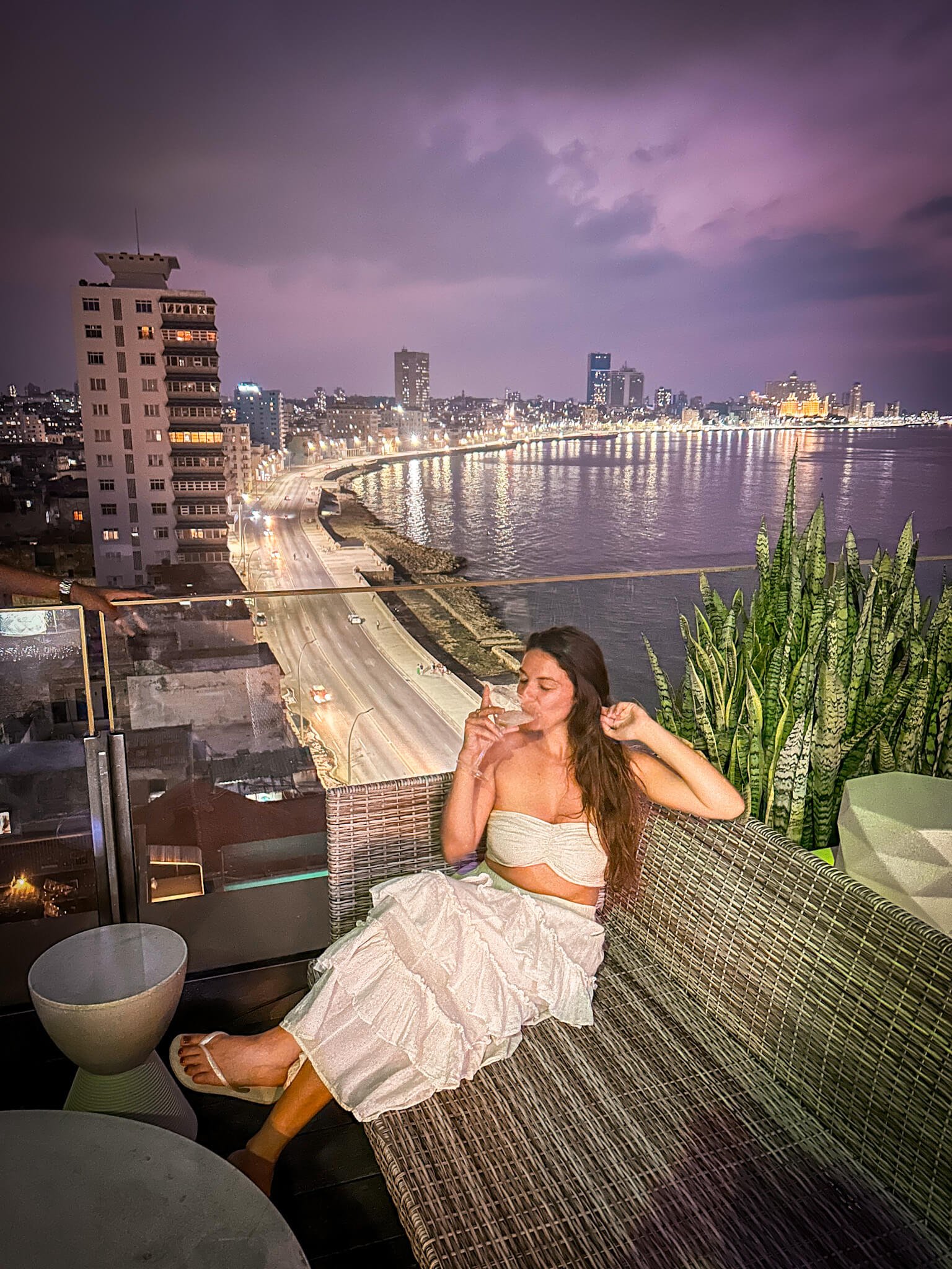rooftop bar in Havana, Cuba