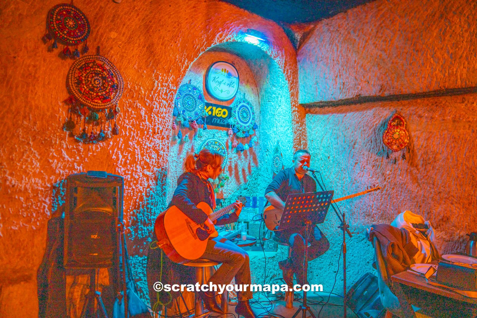 what to do when it rains in Cappadocia - live music in a cave