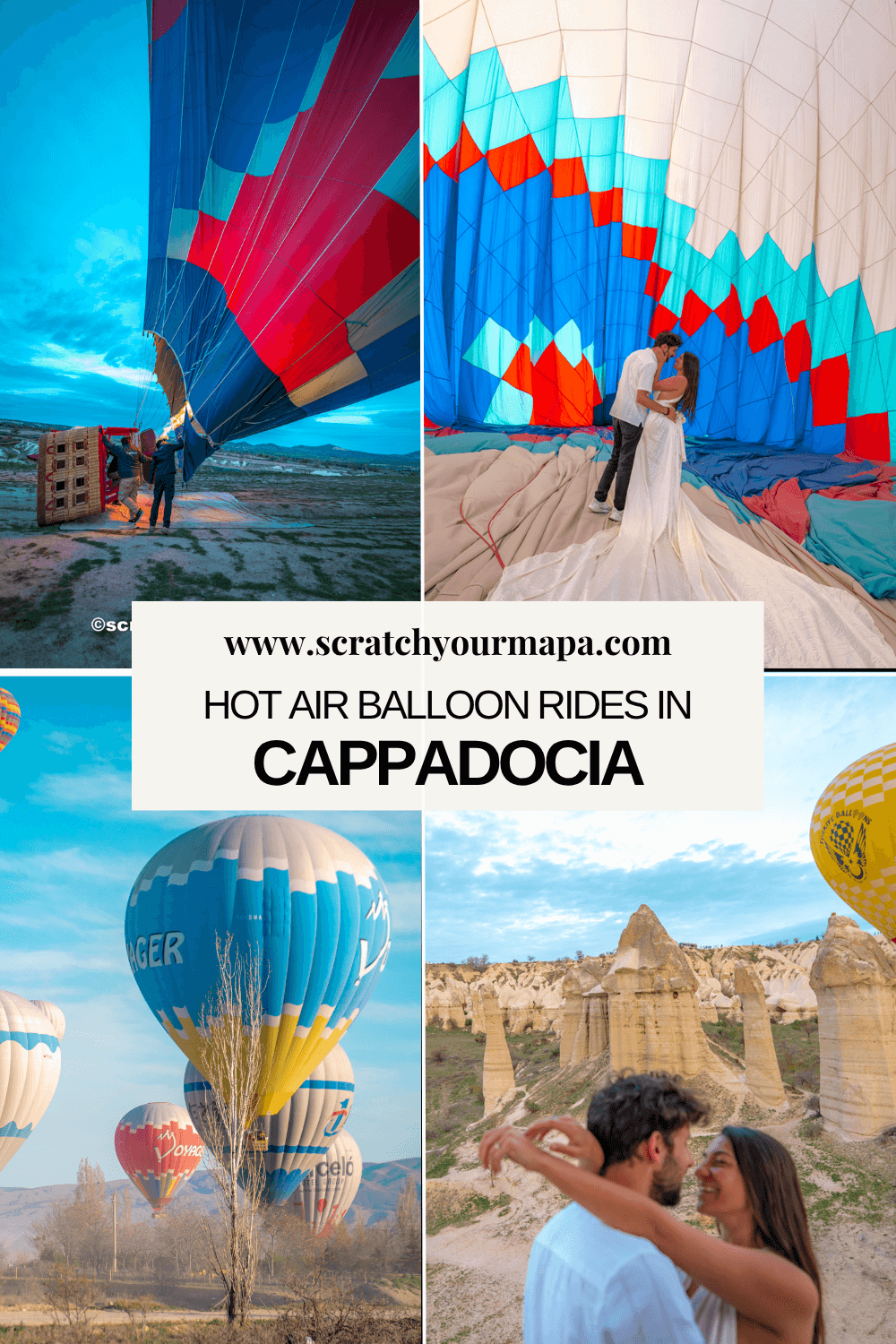 Cappadocia hot air balloon ride over fairy chimneys