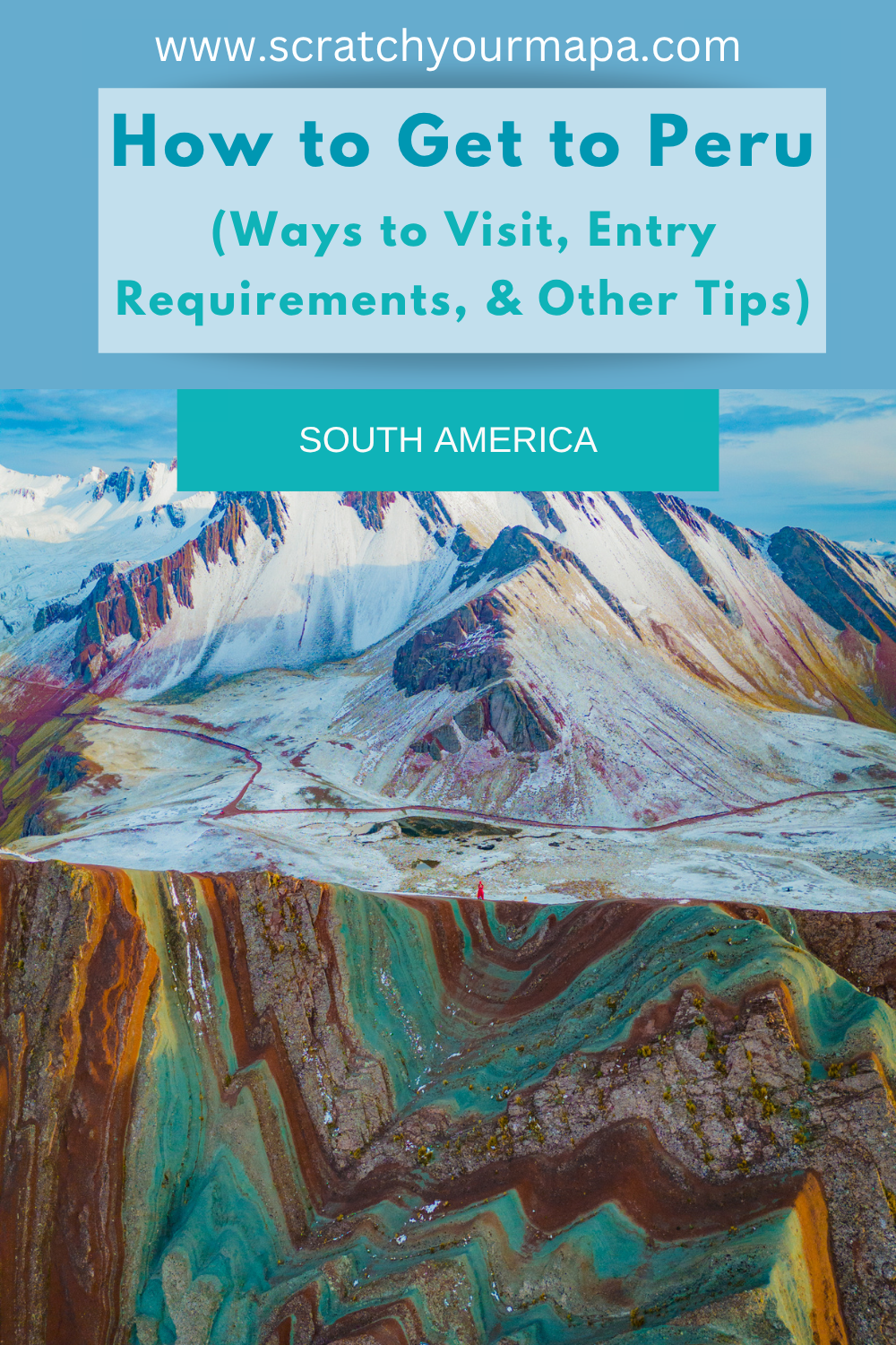 how to get to Peru travel guide pin