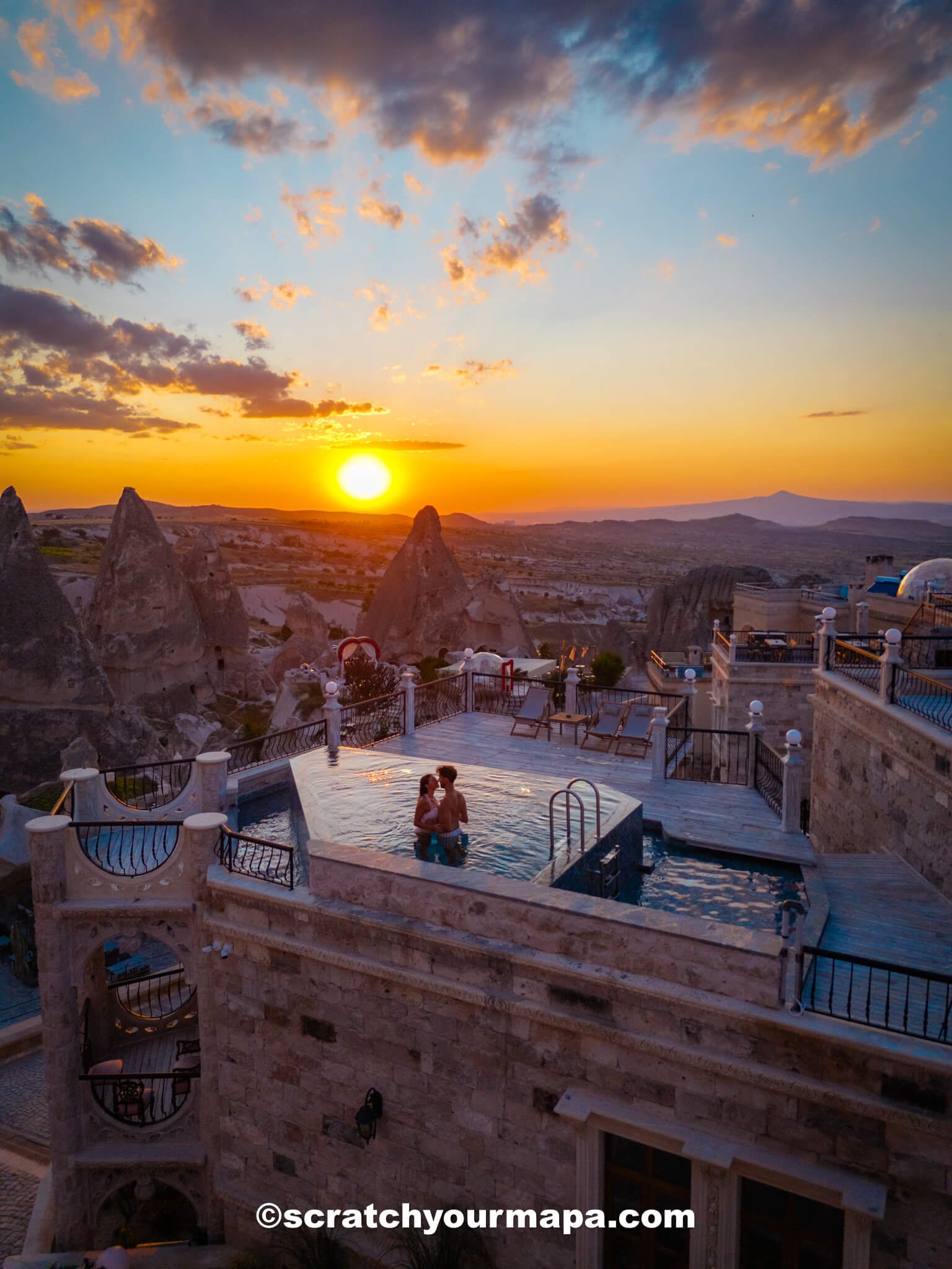 sunset at Kingdom of Cappadocia - best sunset spots in Cappadocia