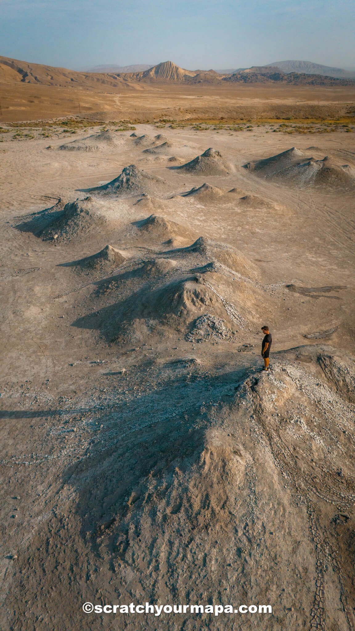 Gobustan mud volcanoes, Azerbaijan