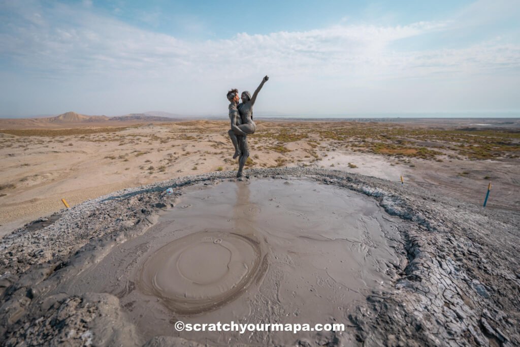 Gobustan Mud Volcanoes in Azerbaijan - best countries to visit in June