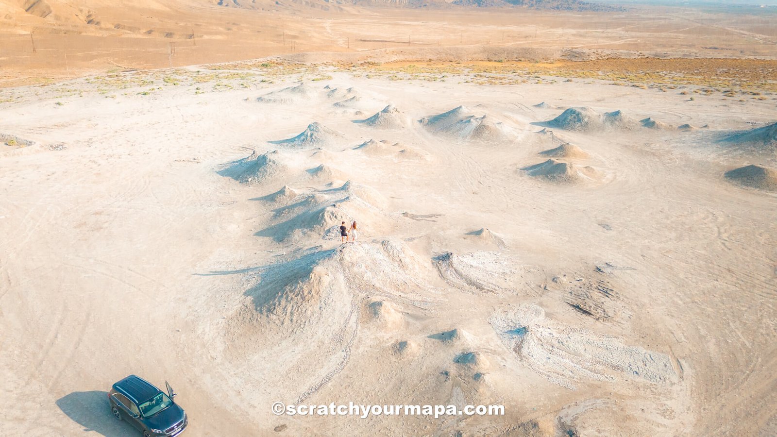 Gobustan mud volcanoes, Azerbaijan
