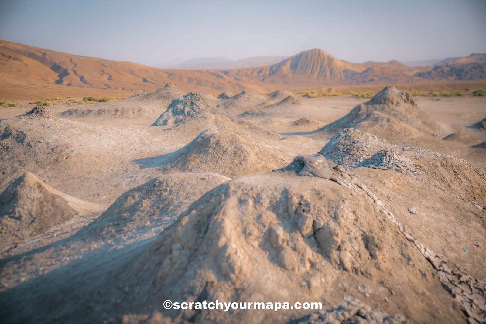 Gobustan Mud Volcanoes in Azerbaijan