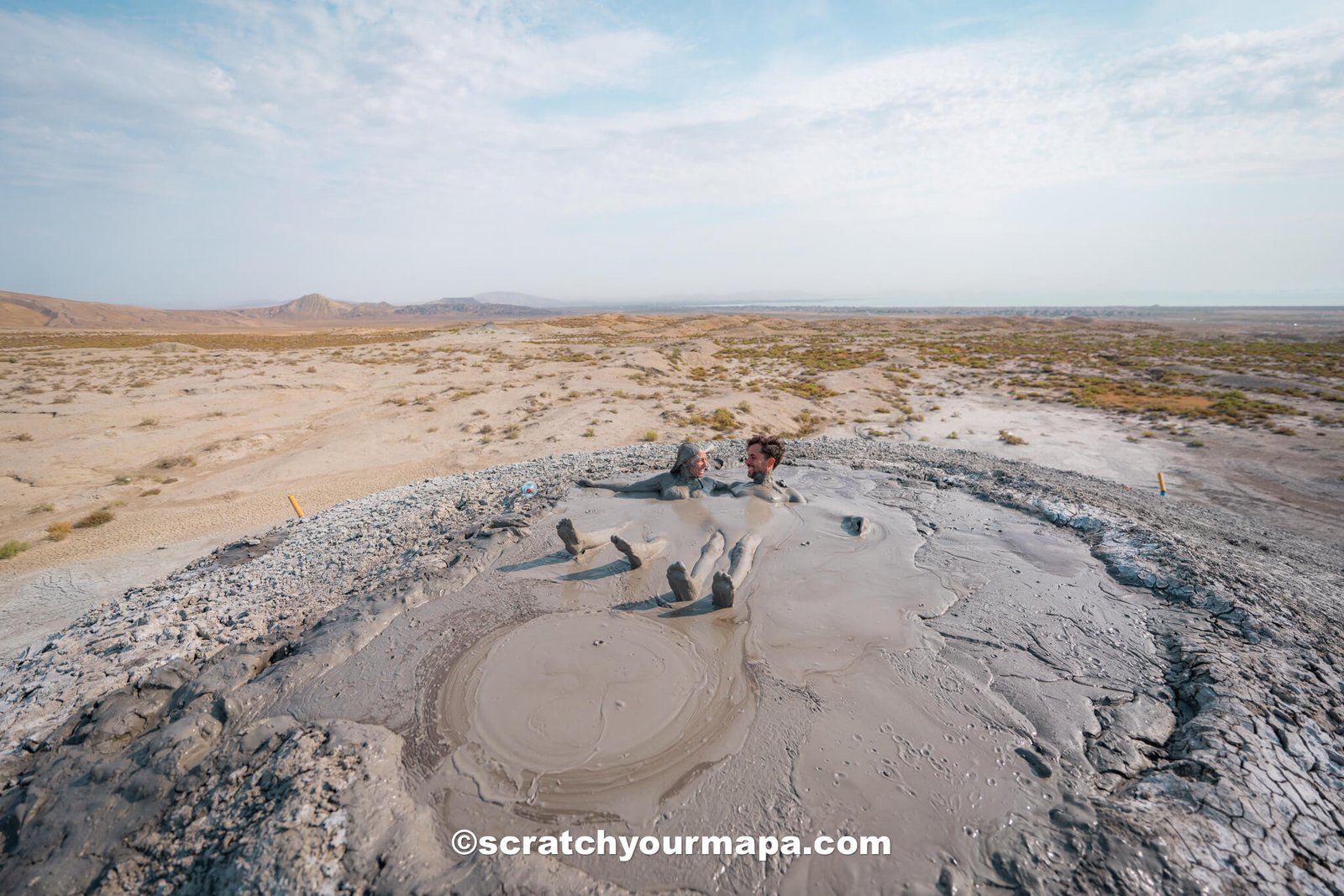 Gobustan Mud Volcanoes in Azerbaijan