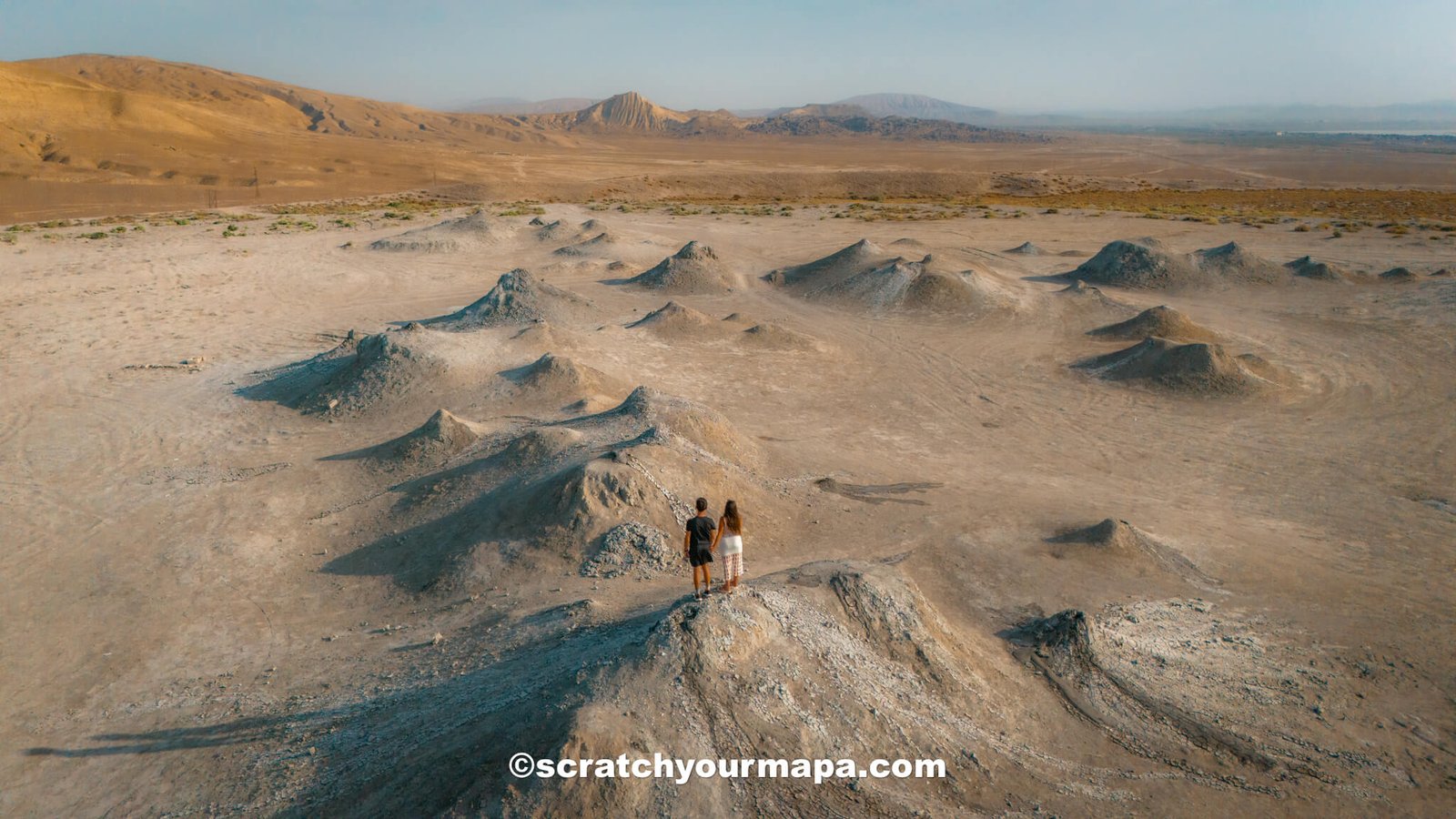 Gobustan mud volcanoes - Azerbaijan road trip