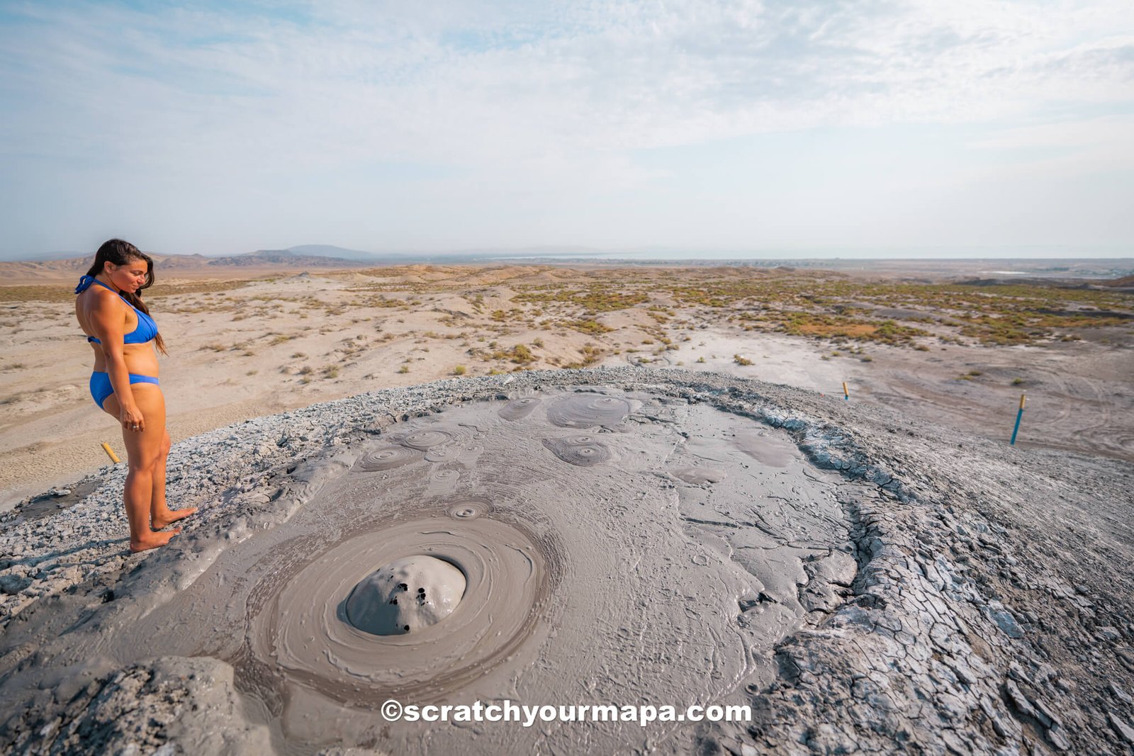 Gobustan mud volcanoes, Azerbaijan
