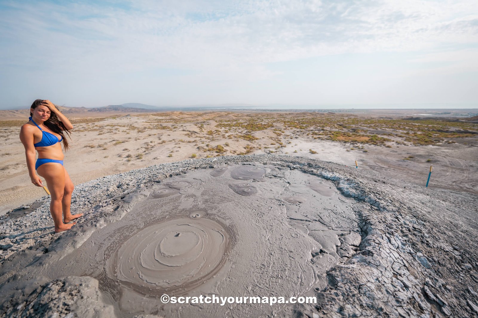 Gobustan mud volcanoes, Azerbaijan