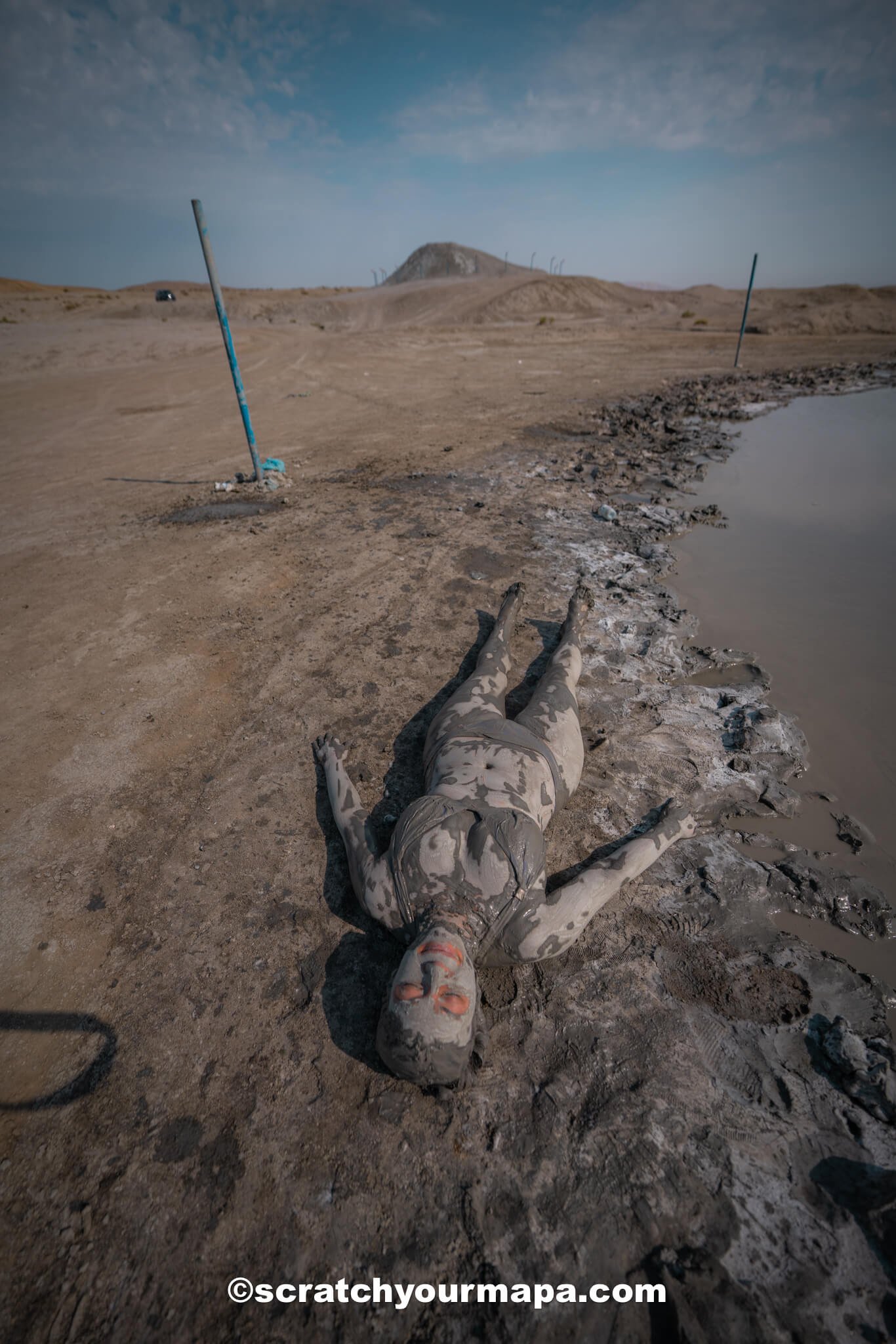 Gobustan mud volcanoes, Azerbaijan