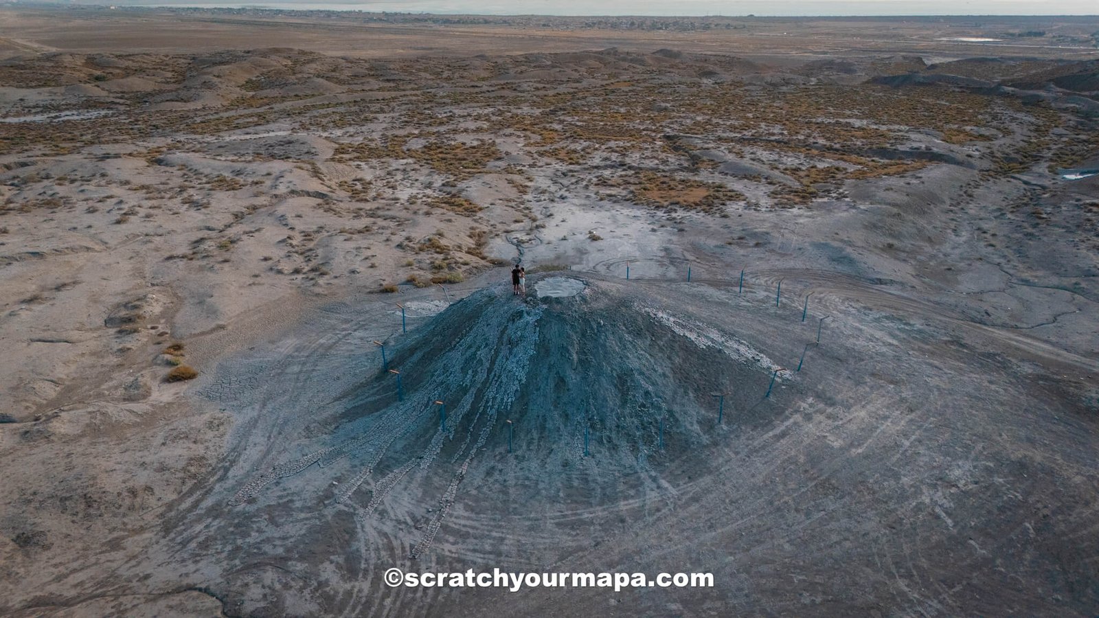 Gobustan mud volcanoes, Azerbaijan