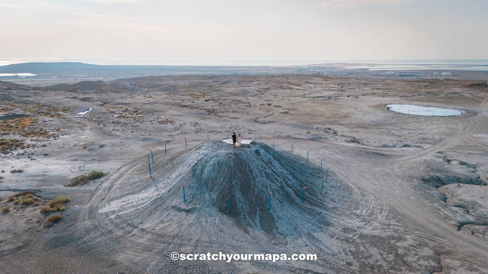 Gobustan mud volcanoes, Azerbaijan