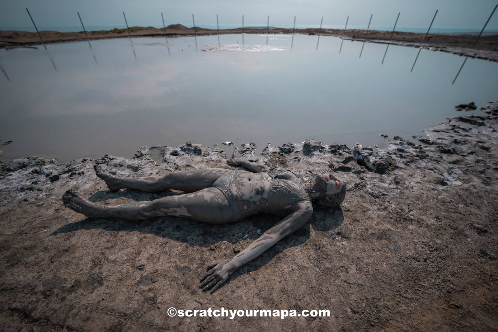 Gobustan mud volcanoes, Azerbaijan