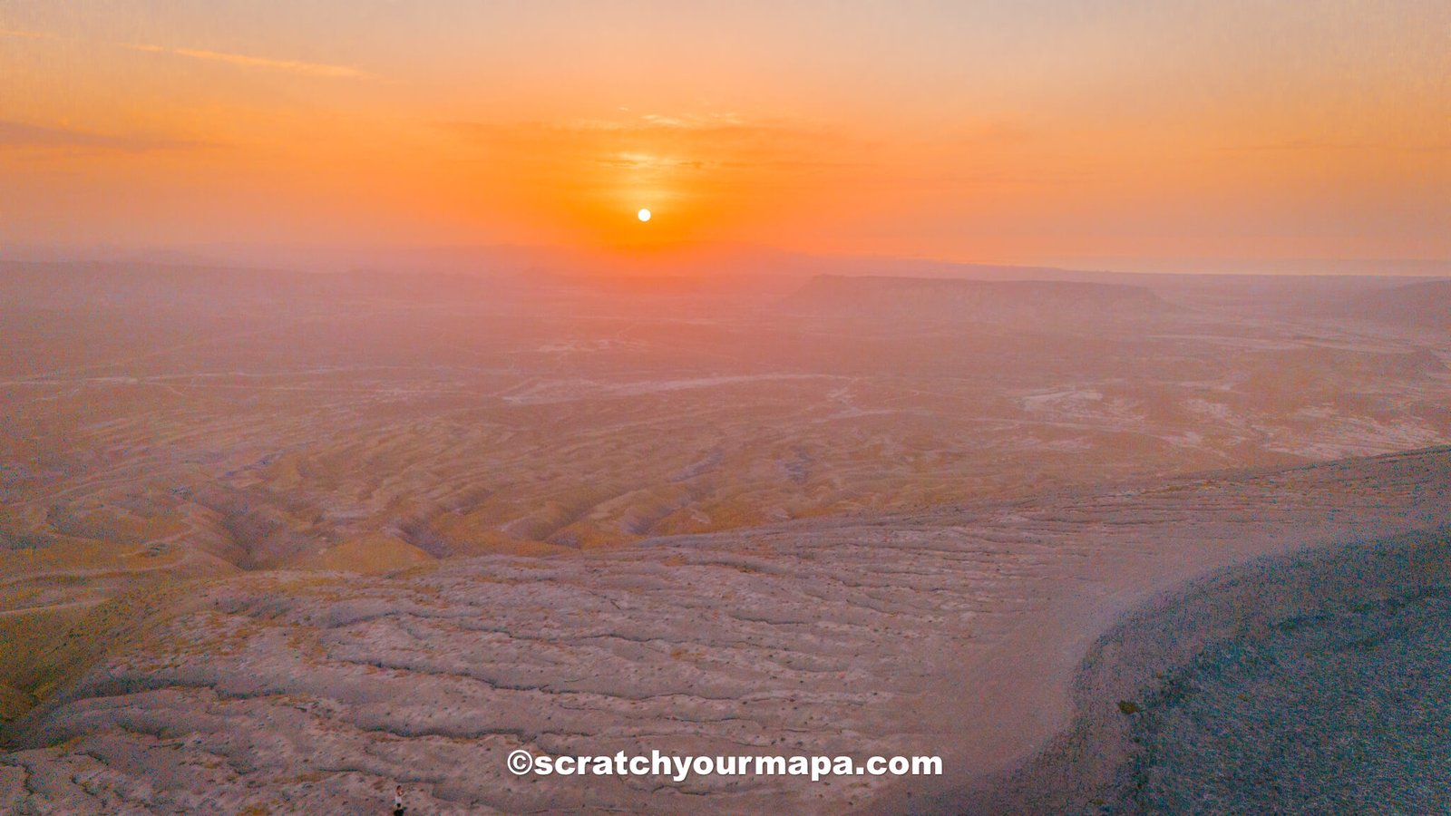 Gobustan mud volcanoes at sunrise - Azerbaijan road trip