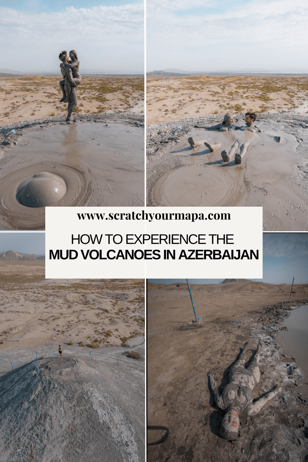 Gobustan mud volcanoes, Azerbaijan