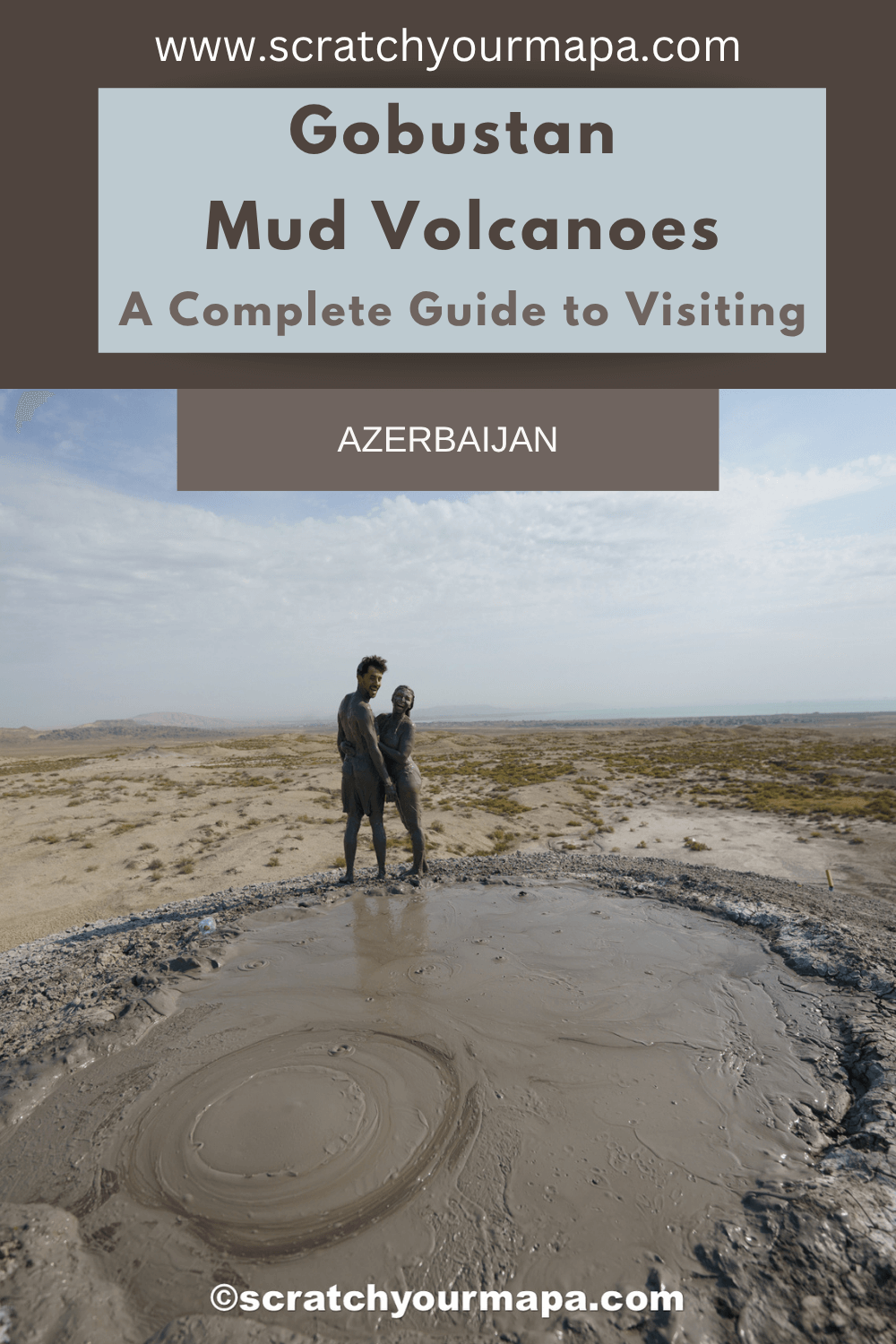 Gobustan mud volcanoes, Azerbaijan