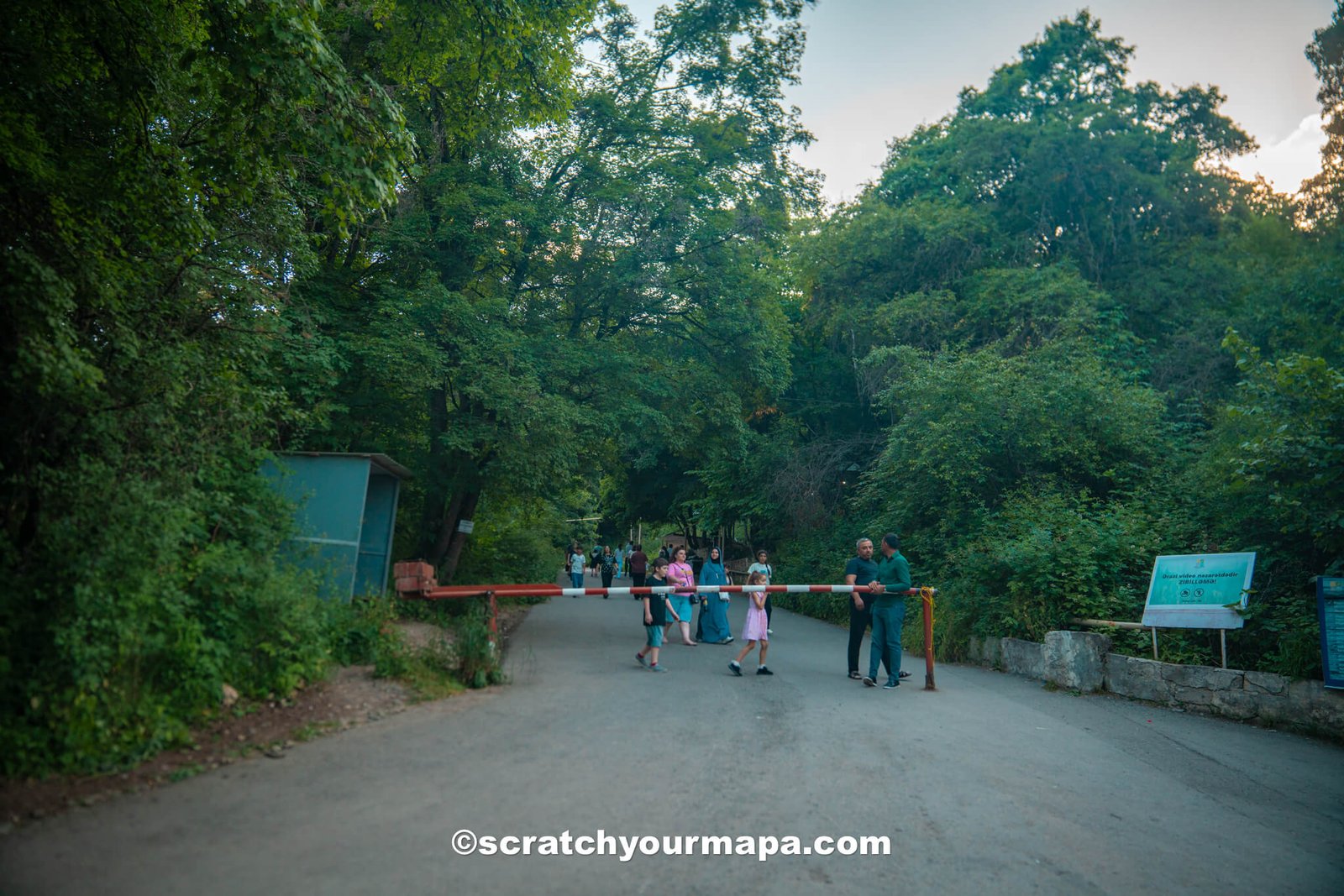 Goygol NAtional park entrance