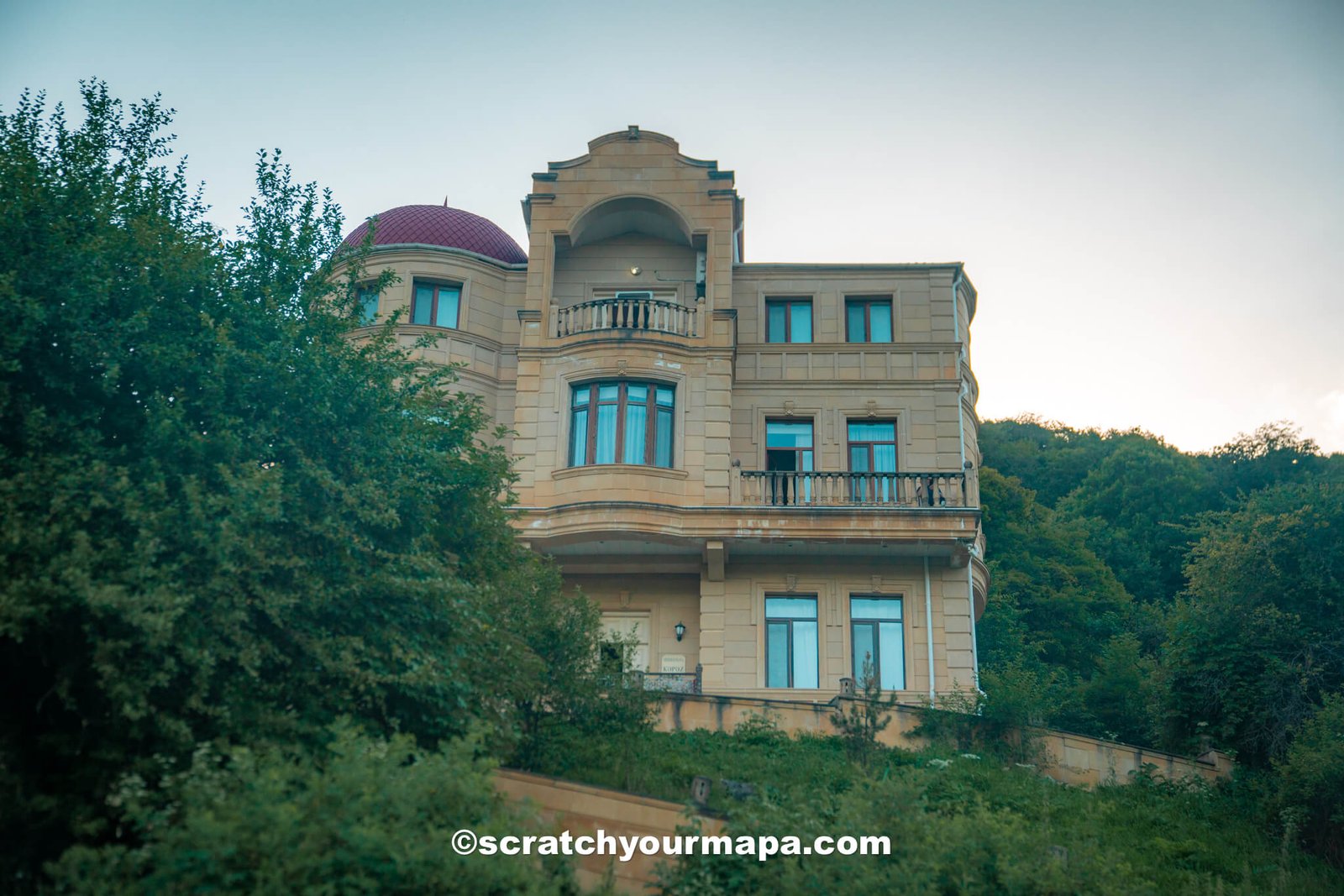 hotel at Goygol National Park, Azerbaijan