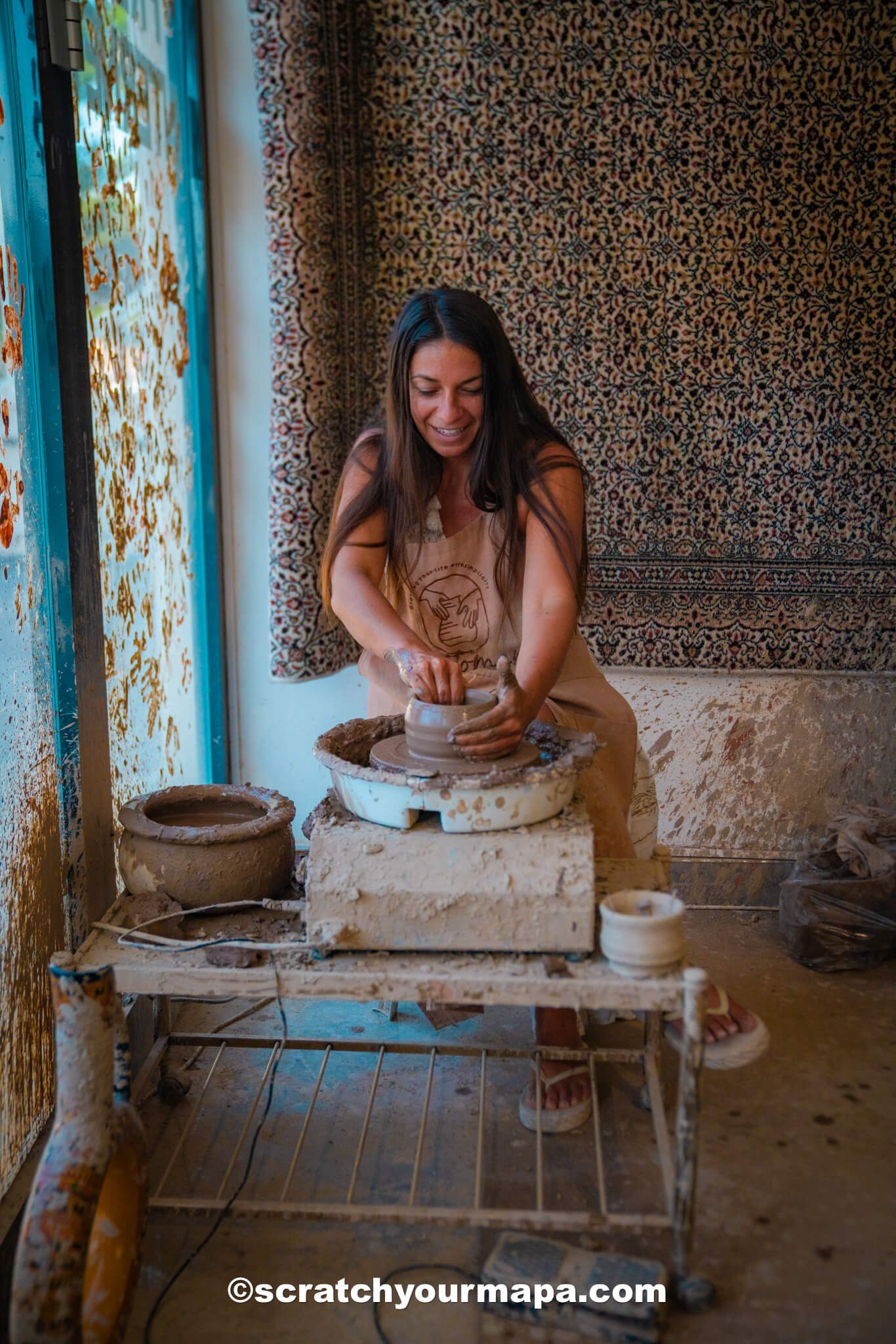 Pottery class in Avanos, Cappadocia