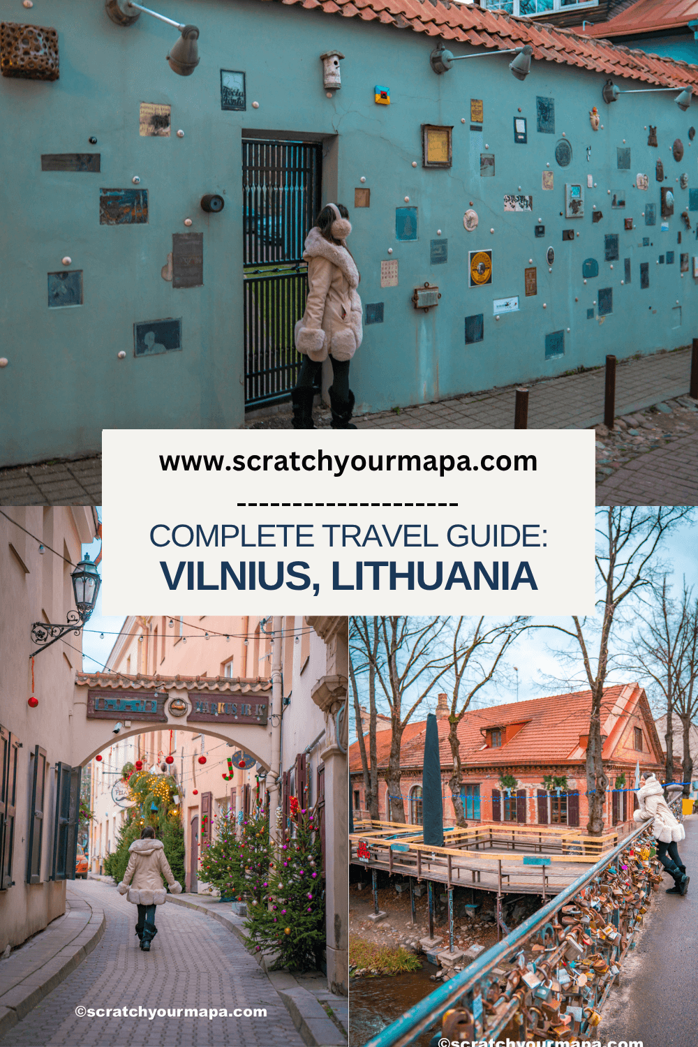 Vilnius travel guide pin