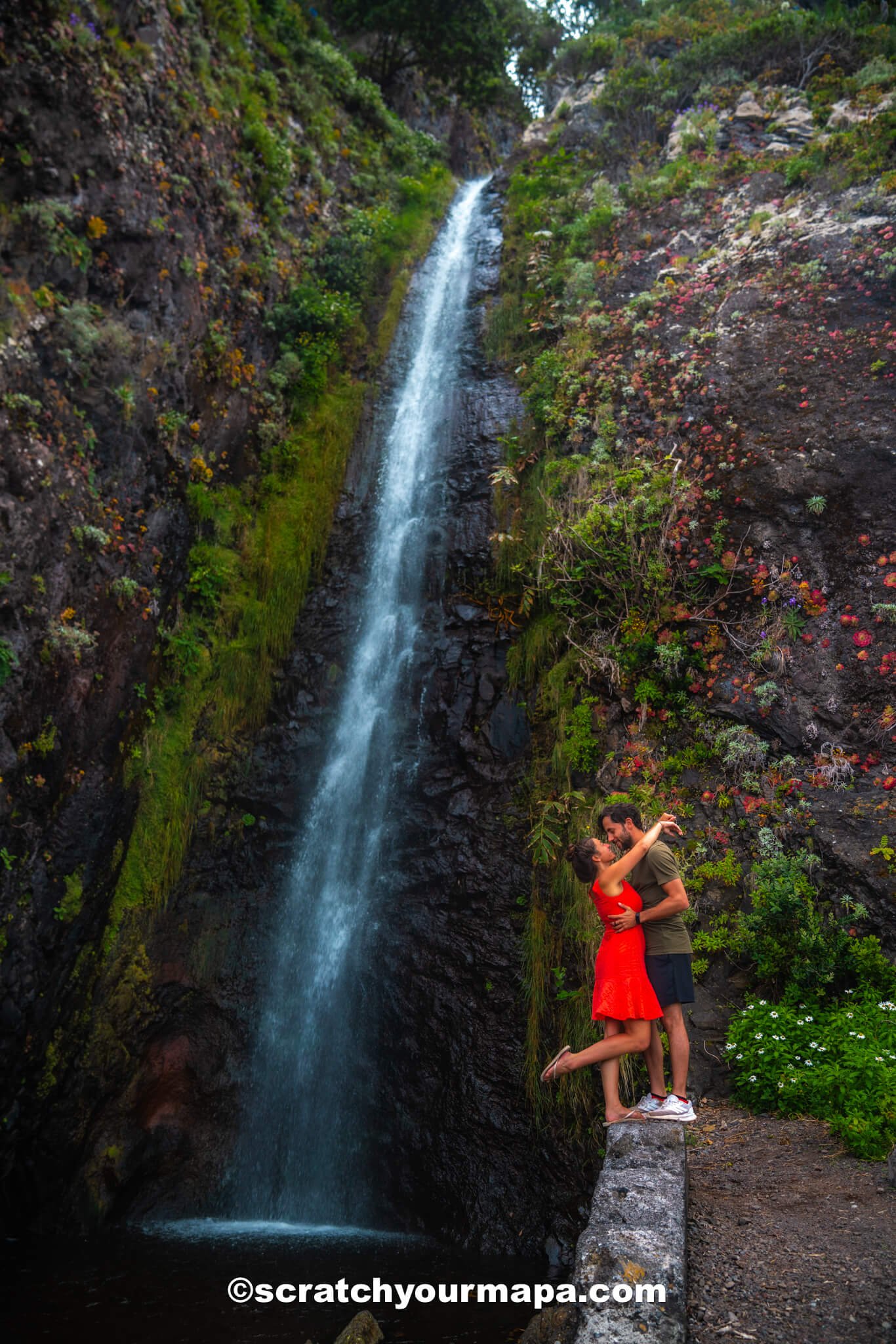Cascata da Ribeira da Pedra Branca - best waterfalls in Madeira
