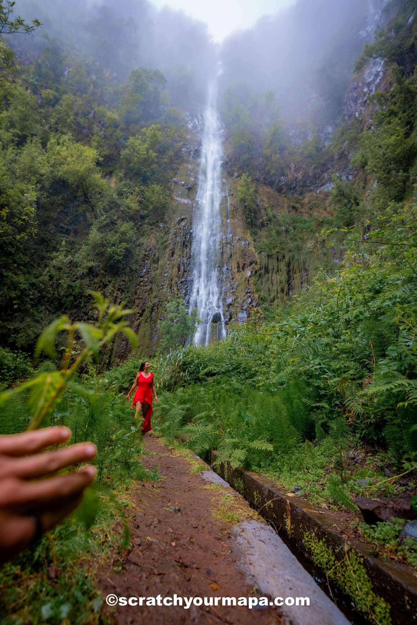 Aguage Waterfall - best waterfalls in Madeira