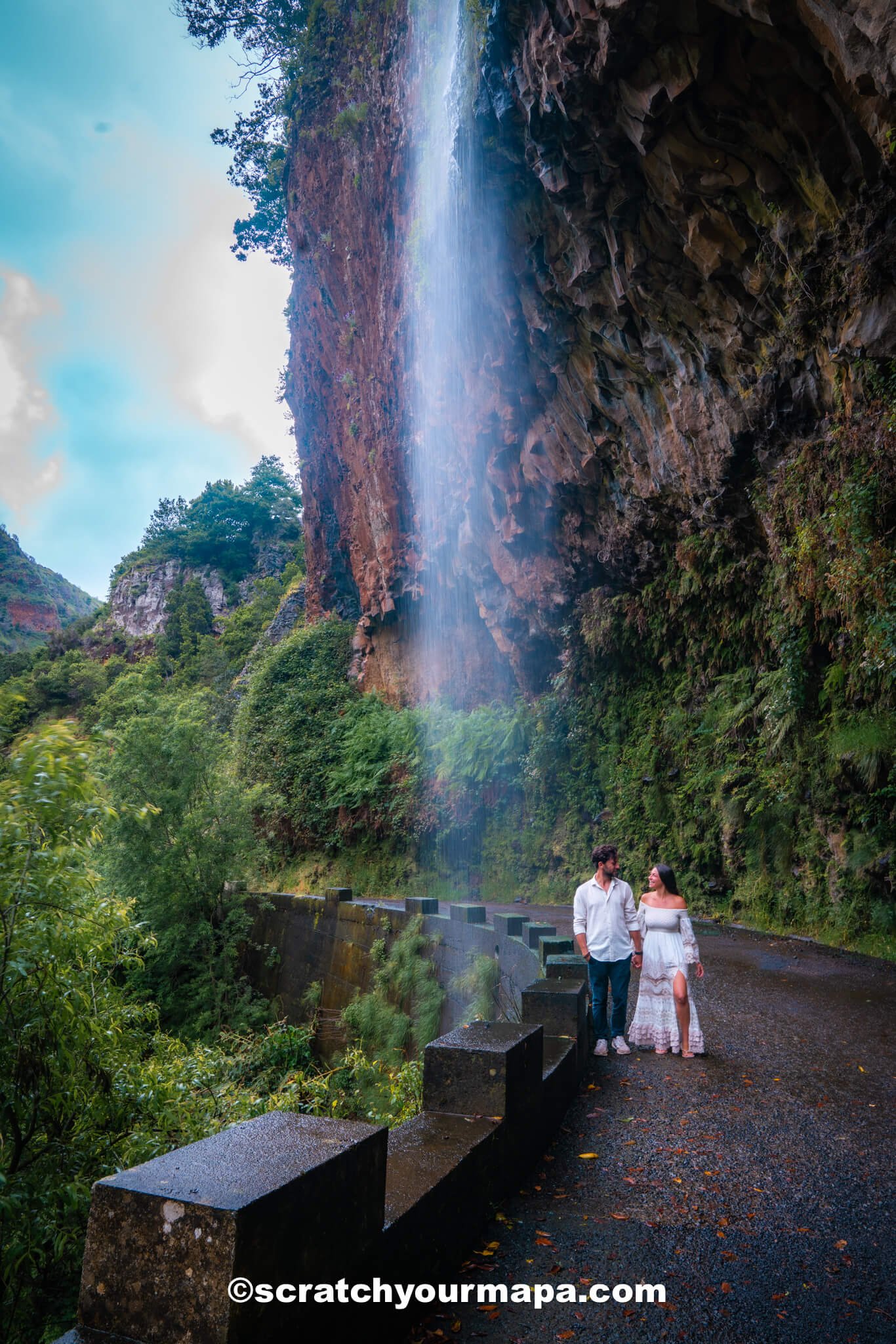 Lombihno Waterfall - best waterfalls in Madeira