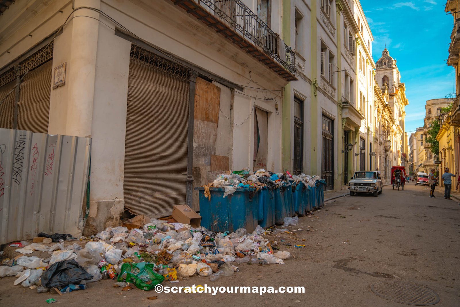 trash in Havana - is Cuba worth visiting?