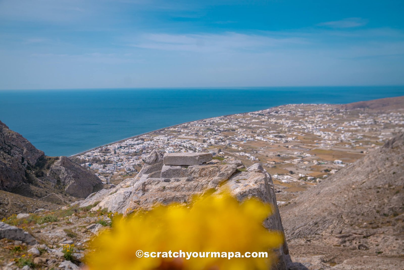Ancient Thira - best photo spots in Santorini