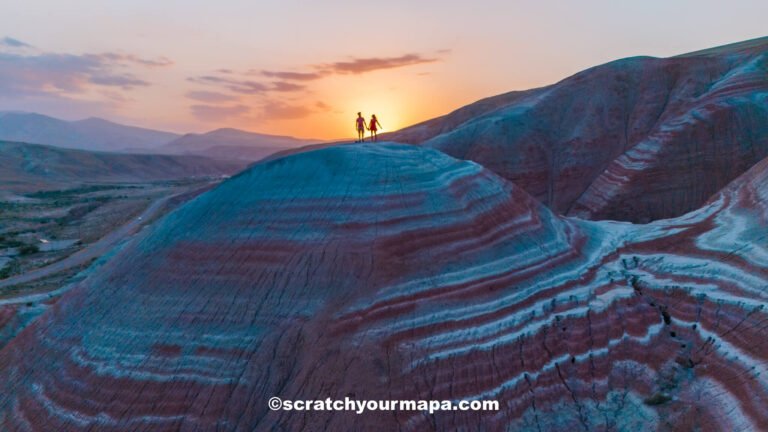 Candy Cane Mountain - best places to visit in Azerbaijan