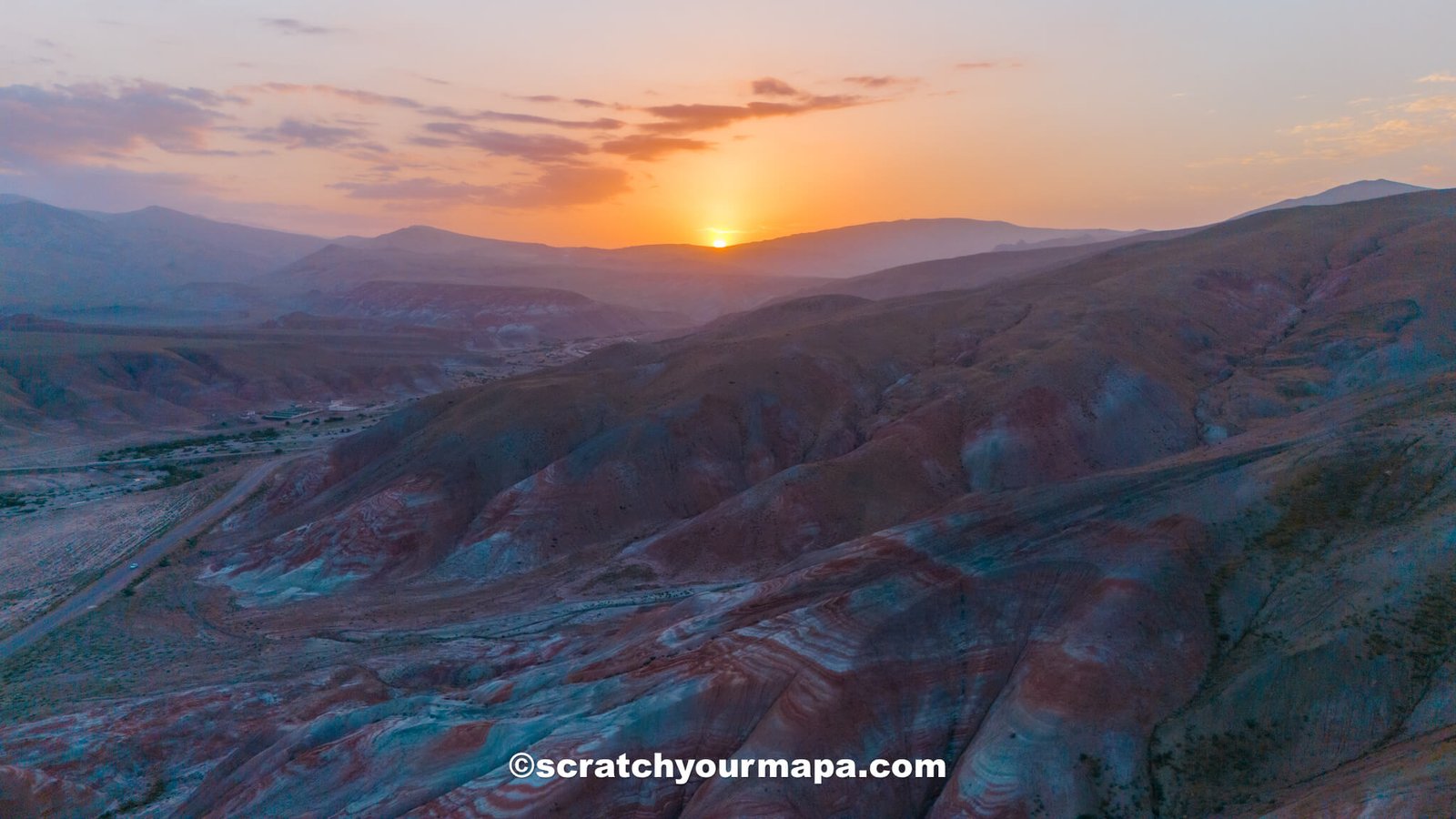 Candy Cane Mountains - Azerbaijan road trip