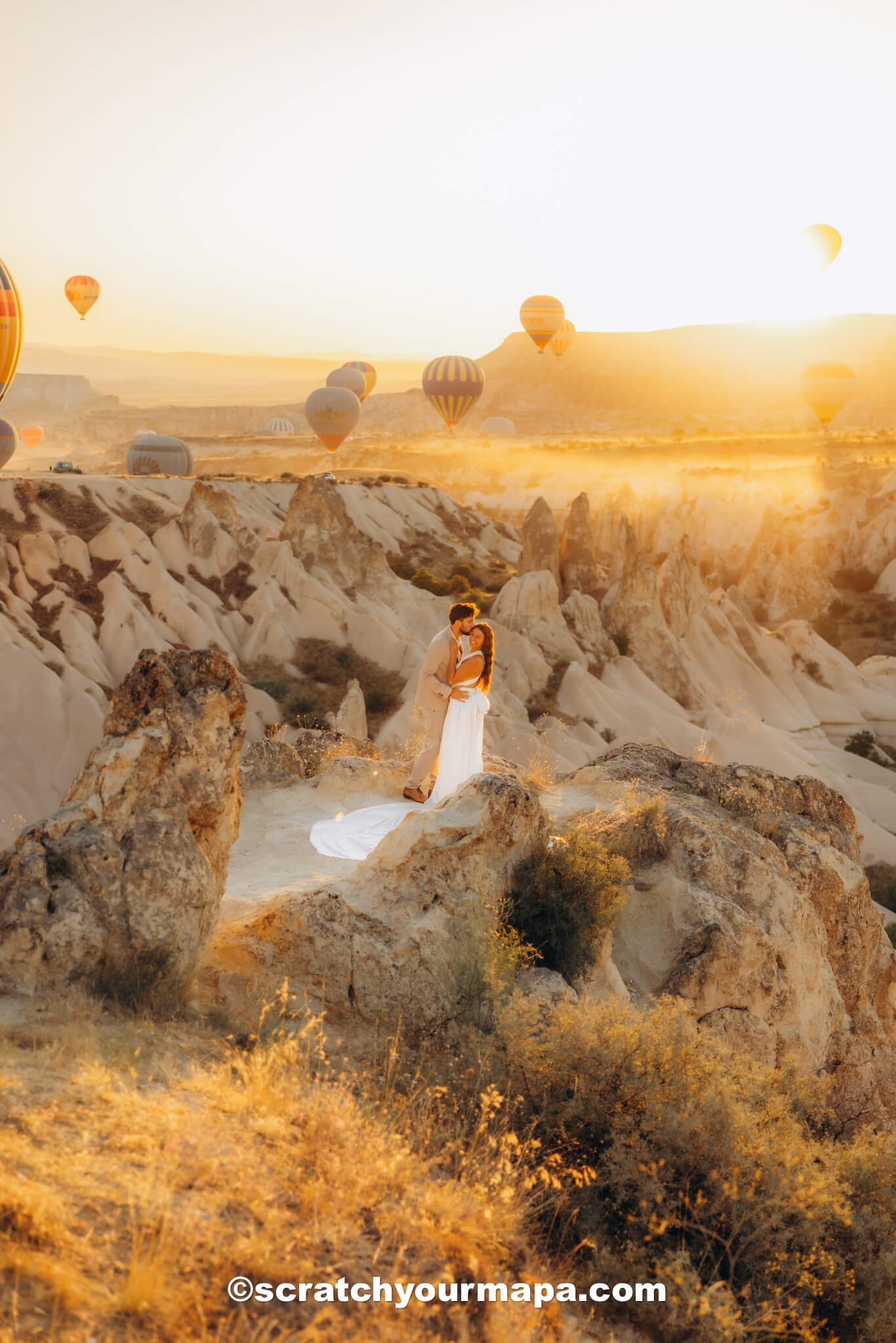 sunrise photo shoot in Cappadocia, Turkey