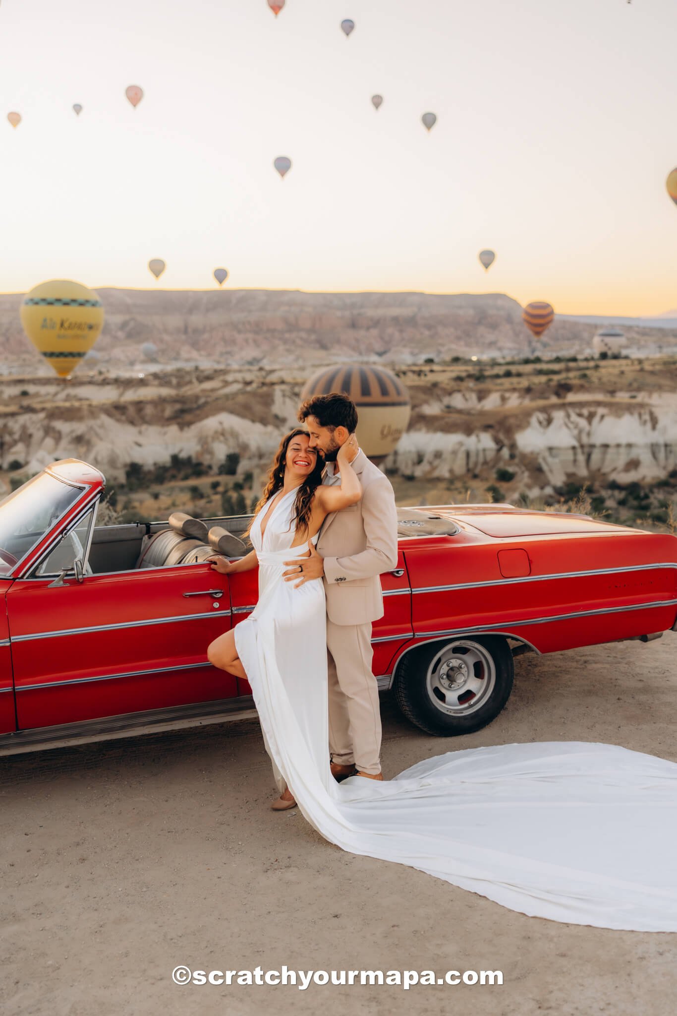 classic car photoshoot - unique activities in Cappadocia