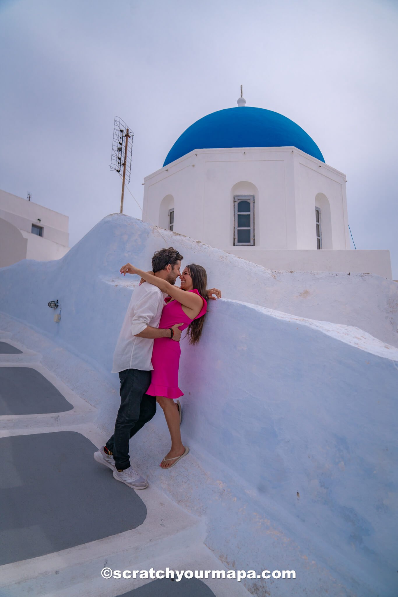 how to get around Santorini, Greece