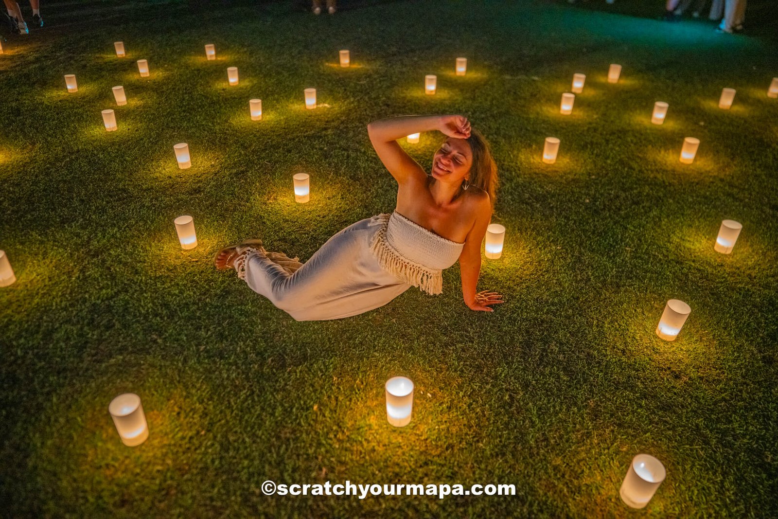 fields of candles at Nara Tokae Festival
