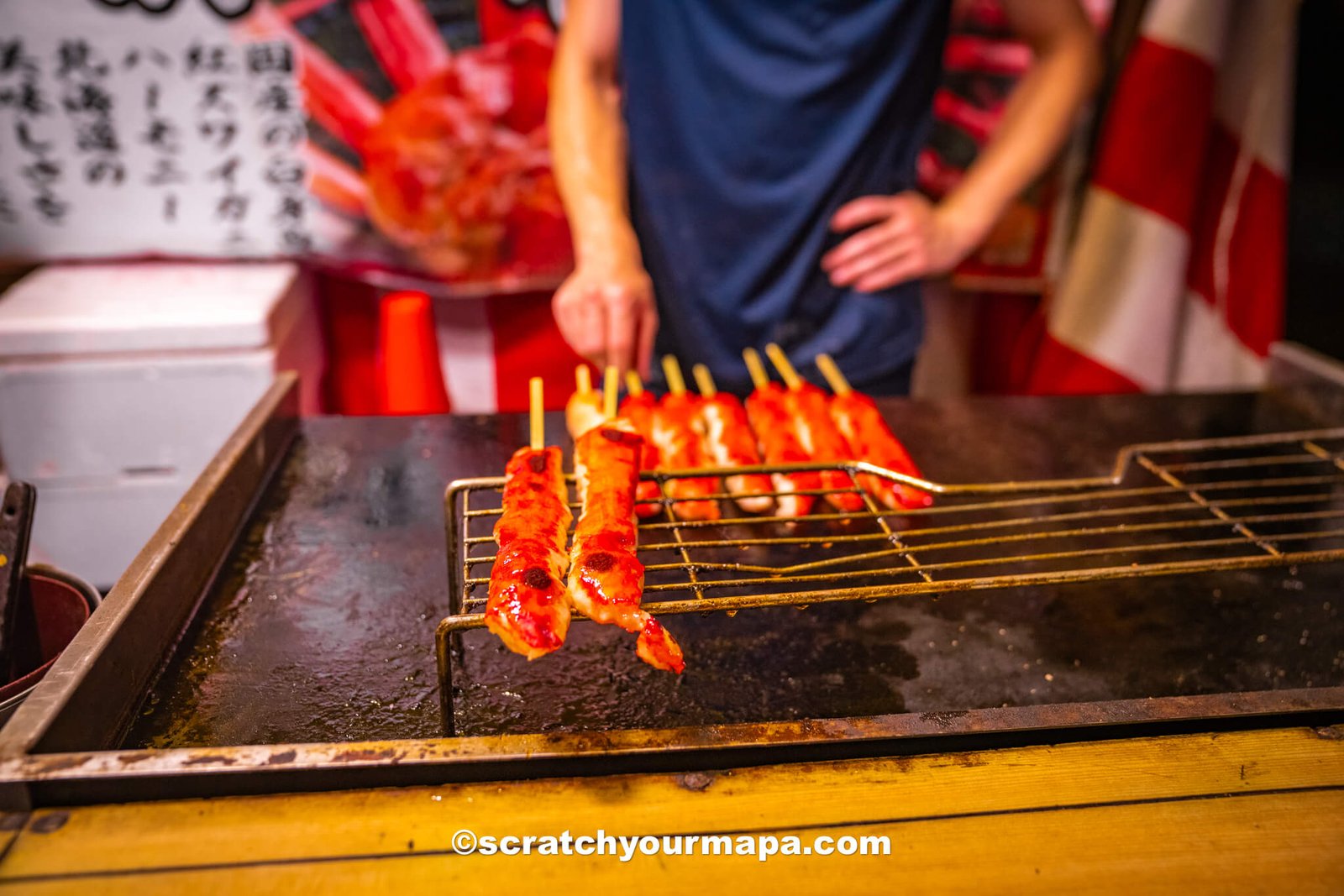 food at the Nara lantern festival
