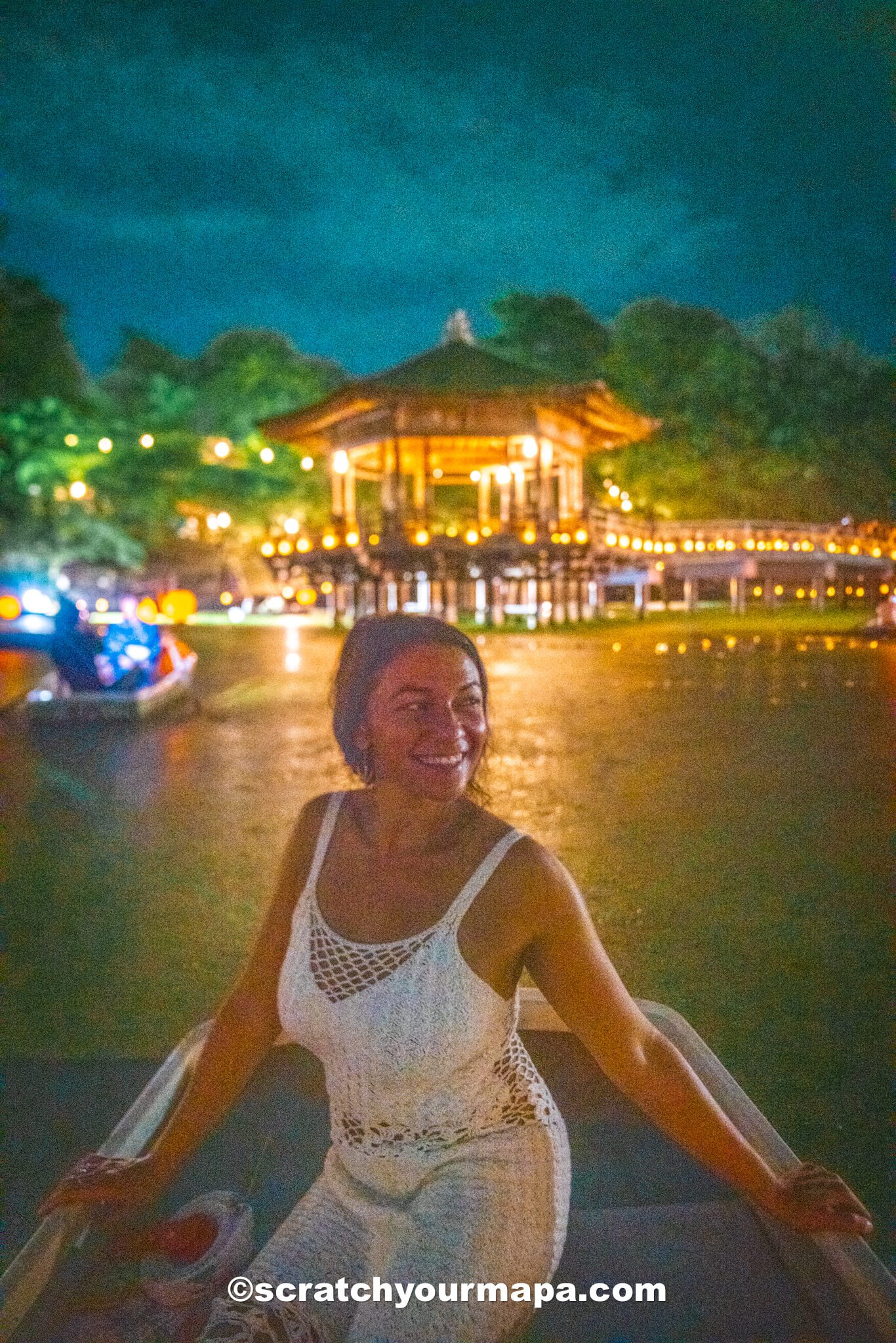 boat rides at the Nara lantern festival